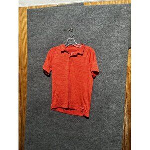 Tek Gear Polo Shirt Kids 14-16 Red DryTek Lightweight Quick Dry Golf Training